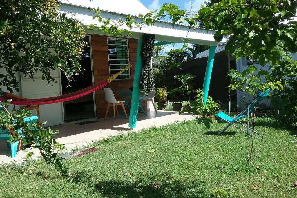 Gite Cajou Dans Jardin Tropical Ventile A Sainte-Anne Zewnętrze zdjęcie