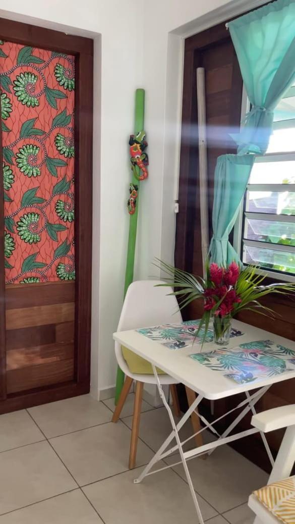 Gite Cajou Dans Jardin Tropical Ventile A Sainte-Anne Zewnętrze zdjęcie